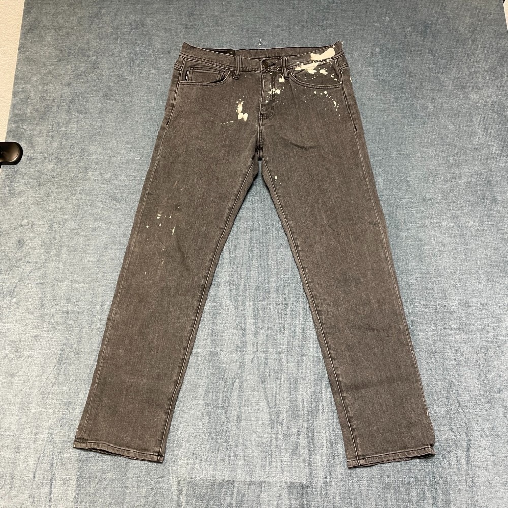 Armani Exchange Jeans Mens 32x28 Gray Medium Wash Everyday Wear Straight Leg